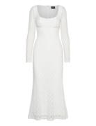 Adoni Lace Midi Dress White Bardot