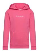 Printed Logo Hoody Pink Tom Tailor