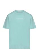 Regular Printed T-Shirt Blue Tom Tailor