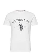 Uspa T-Shirt Archibald Men White U.S. Polo Assn.