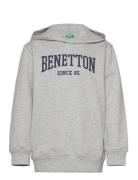 Sweater W/Hood Grey United Colors Of Benetton