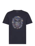 Regular Short Sleeve Heavy Single O Blue Knowledge Cotton Apparel