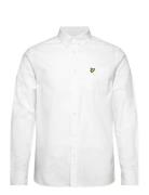 Cotton Linen Button Down Shirt White Lyle & Scott