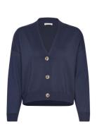 Bar Sa Knit Cardigan Blue Tamaris Apparel