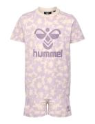Hmlcarol Night Suit S/S Purple Hummel