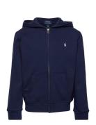 Spa Terry Full-Zip Hoodie Blue Ralph Lauren Kids