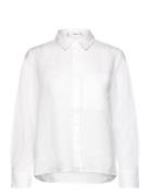 Linen 100% Shirt White Mango