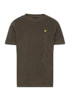 Towelling T-Shirt Brown Lyle & Scott