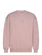 Printed Over D Crewneck Pink Roots By Han Kjøbenhavn