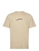 Bobby Flowers T-Shirt Gots Beige Wood Wood