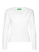T-Shirt L/S White United Colors Of Benetton
