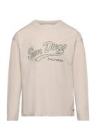 Long-Sleeved T-Shirt With Message Grey Mango
