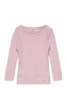 Plain Tee Ls Pink MarMar Copenhagen