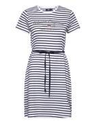 Vin T-Shirt Dress Maika Stripe Navy VINSON