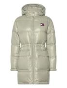 Tjw Midi Alaska Puffer Green Tommy Jeans