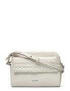 Calvin Mini Quilt Camera Bag Beige Calvin Klein