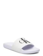 Slide Monogram Co White Calvin Klein