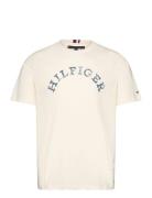 Hilfiger Arched Tee Cream Tommy Hilfiger