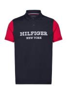 Monotype Colourblock Reg Polo Navy Tommy Hilfiger