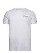 Cn Ss Tee Logo Grey Tommy Hilfiger