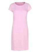 Klara Linen Dress Pink Newhouse