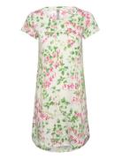 Nightdress Aop Flower Pink Green Lindex