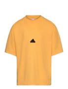 Z.n.e. T-Shirt Kids Yellow Adidas Performance