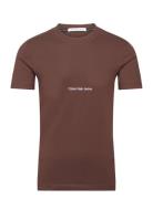 Institutional Tee Brown Calvin Klein Jeans