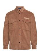 Corduroy Solid Overshirt Khaki Tommy Hilfiger