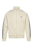Contrast Tape Track Jkt Cream Fred Perry