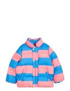 Stripe Aop Puffer Jacket Patterned Mini Rodini