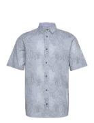 Comfort Printed Shirt Blue Tom Tailor