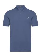 Plain Fred Perry Shirt Navy Fred Perry