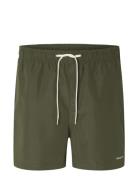 Slhdane Swimshorts Green Selected Homme