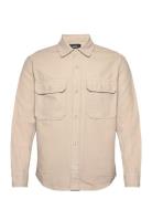 Dyed Canvas Skyler Shirt Beige Mads Nørgaard