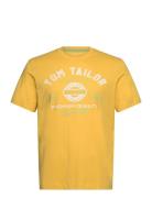 Logo Tee Yellow Tom Tailor