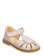 Sandals - Flat - Closed Toe - Pink ANGULUS