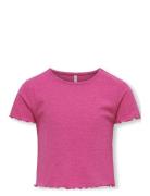 Kognella S/S O-Neck Top Noos Jrs Pink Kids Only