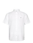 Douglas Bd Linen Shirt Ss White Morris