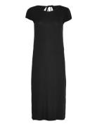 Mlmolly Solid Cap Midi Jrs Dress A. Black Mamalicious