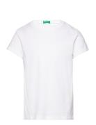 Short Sleeves T-Shirt White United Colors Of Benetton