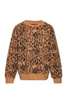 Basic Leopard Sweatshirt Brown Mini Rodini