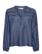 Pzgaja Blouse Blue Pulz Jeans