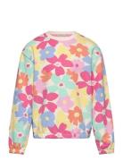 Crop All Over Print Sweatshirt Patterned Tom Tailor