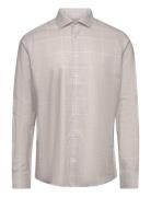 Bs Polamalu Modern Fit Shirt Beige Bruun & Stengade