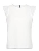 Vmemily Sl Gathering Top Jrs Noos White Vero Moda