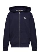 Badge Lb Zip Through Hoodie Navy Lee Jeans