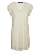 Vmmaya Short Frill Dress Jrs Spe White Vero Moda