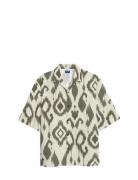 Jorjeff Gallery Aop Resort Shirt Ss Smu Cream Jack & J S