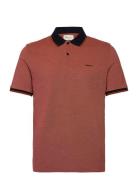 4-Col Oxford Ss Pique Orange GANT